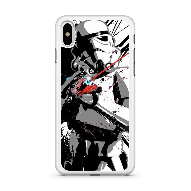 Star Wars Stormtrooper Art Print Illustration iPhone XS Max Case