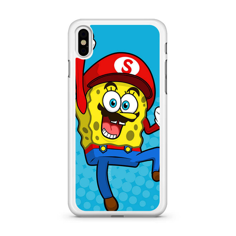 Spongebob Super Mario iPhone XS Max Case