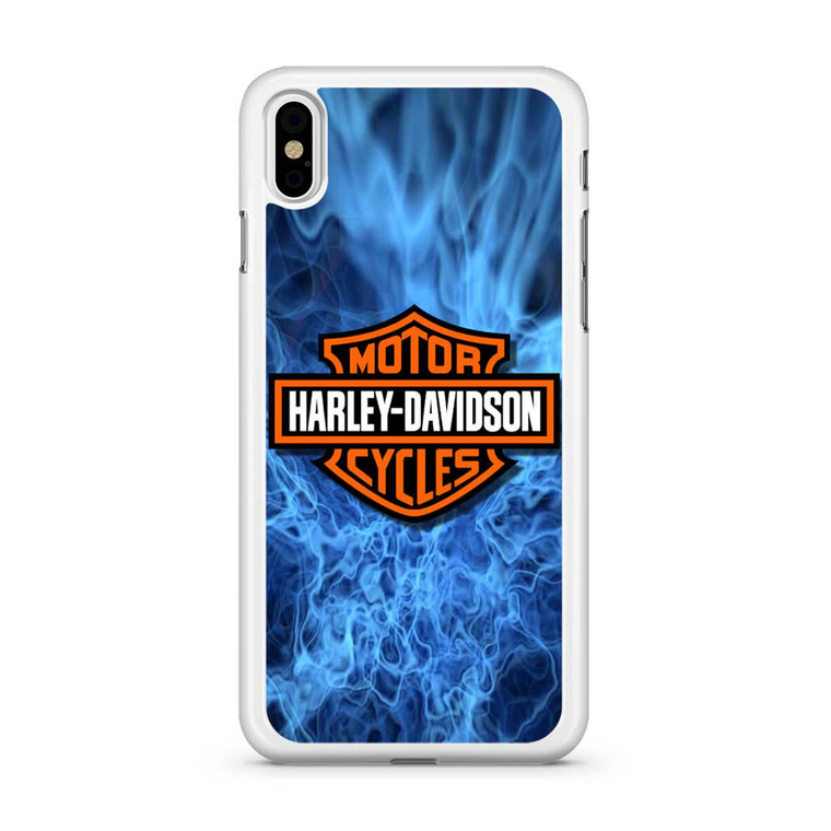 Harley Davidson Blue Flame iPhone XS Max Case