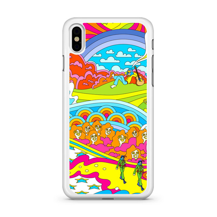 Colorful Doodle iPhone XS Max Case