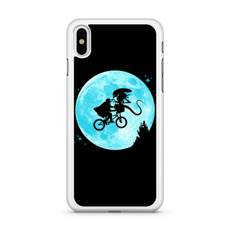 Alien Bike to the Moon iPhone XS Max Case