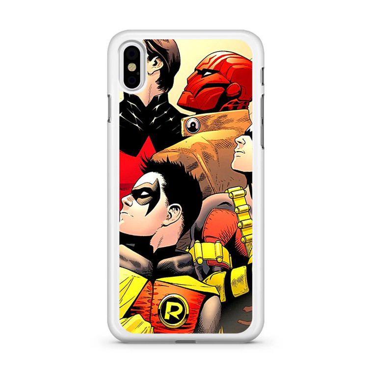 Comics Batman And Robin Nightwing Red Hood iPhone XS Max Case