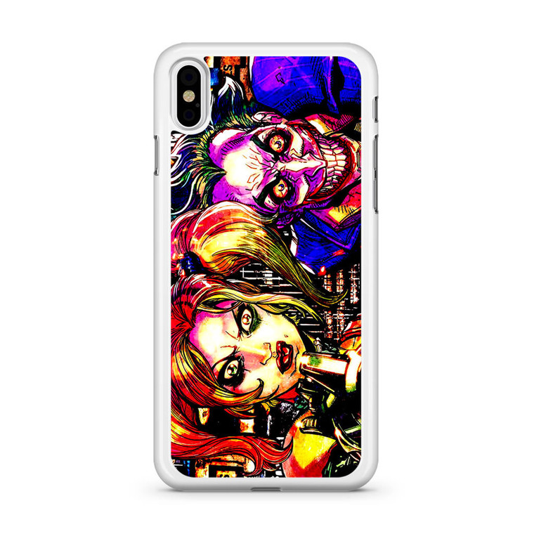 Harley Quinn Joker Comics Art iPhone XS Max Case