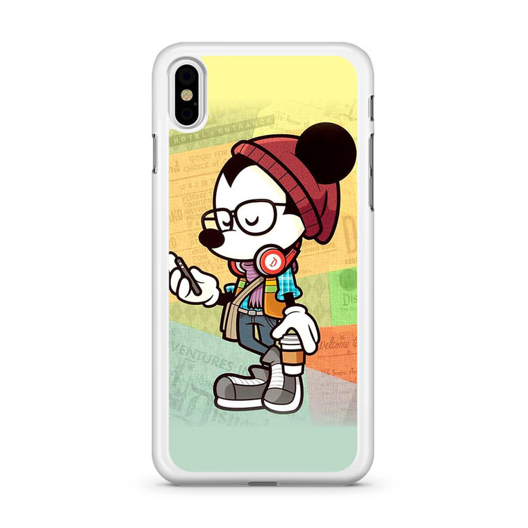 Hipster Mickey Mouse iPhone XS Max Case