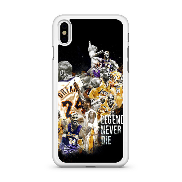 Kobe Bryant Legends Never Die iPhone XS Max Case