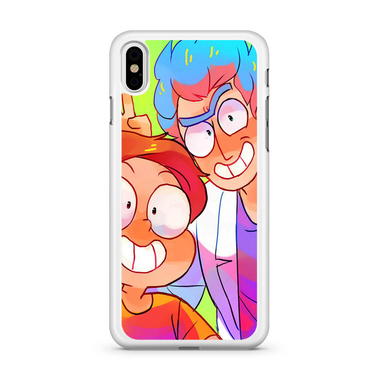 Rick and Morty Drawing iPhone XS Max Case