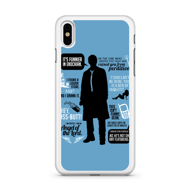 Castiel Quotes iPhone XS Max Case