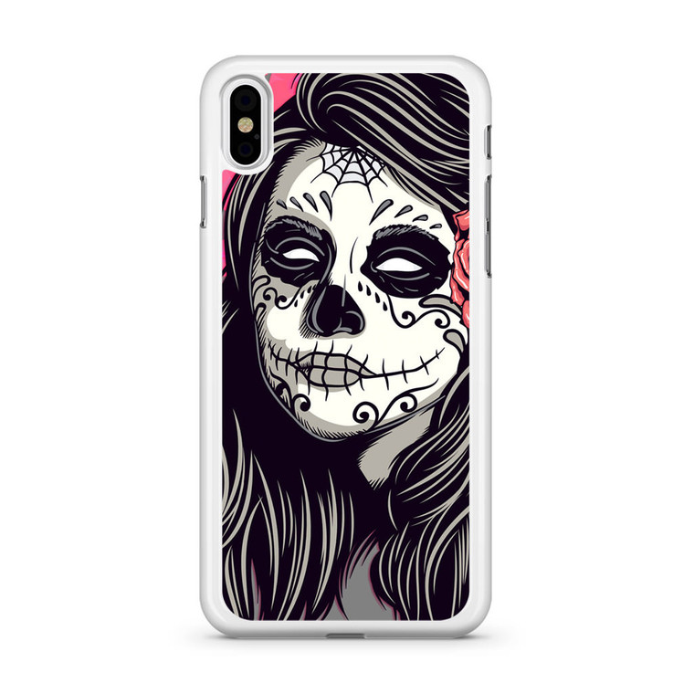 Mexican Girl Skull iPhone XS Max Case