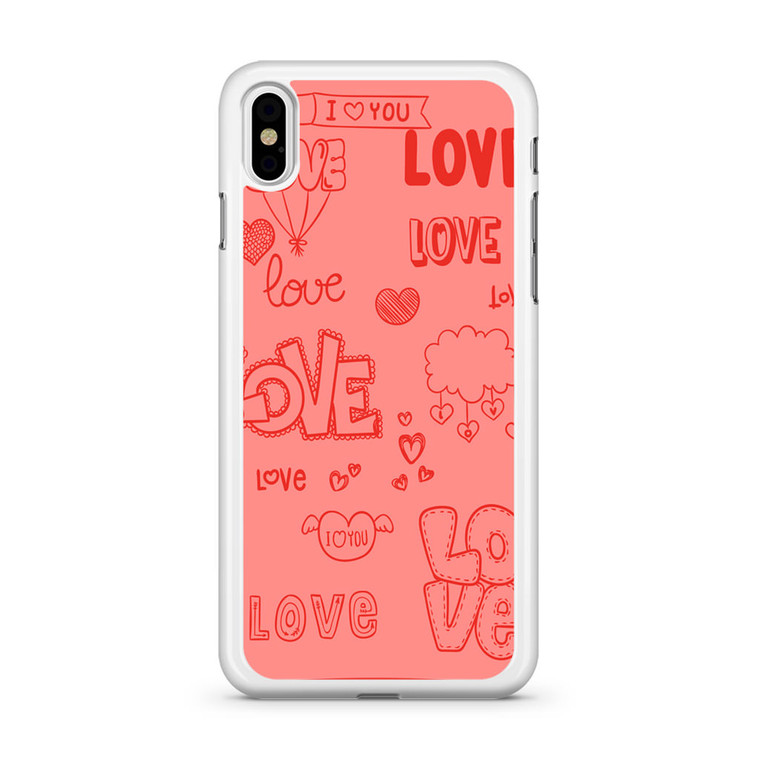 Pink Lover iPhone XS Max Case