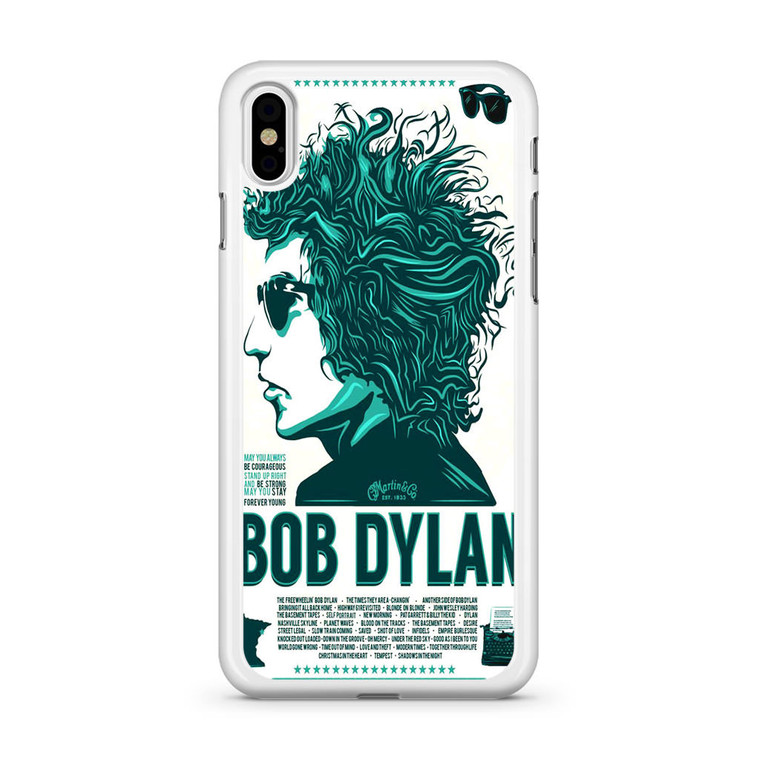 Bob Dylan Poster iPhone XS Max Case