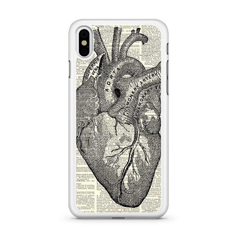 Heart Book Art iPhone XS Max Case