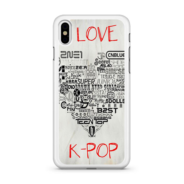 I lOve Kpop iPhone XS Max Case