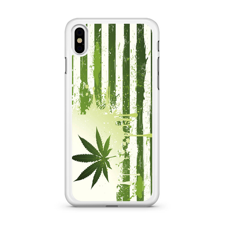 Marijuana Country Flag iPhone XS Max Case