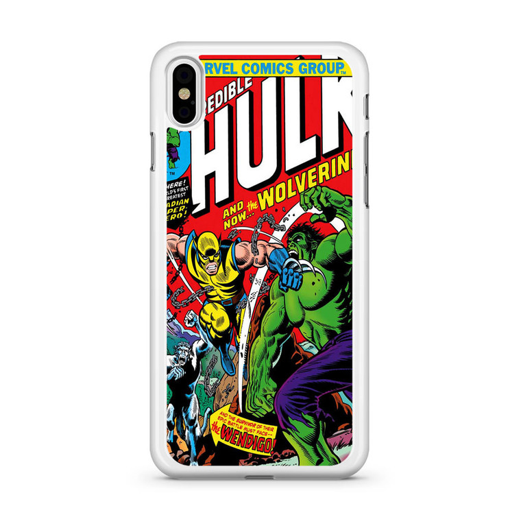 Marvel Comics Cover The Incredible Hulk iPhone XS Max Case