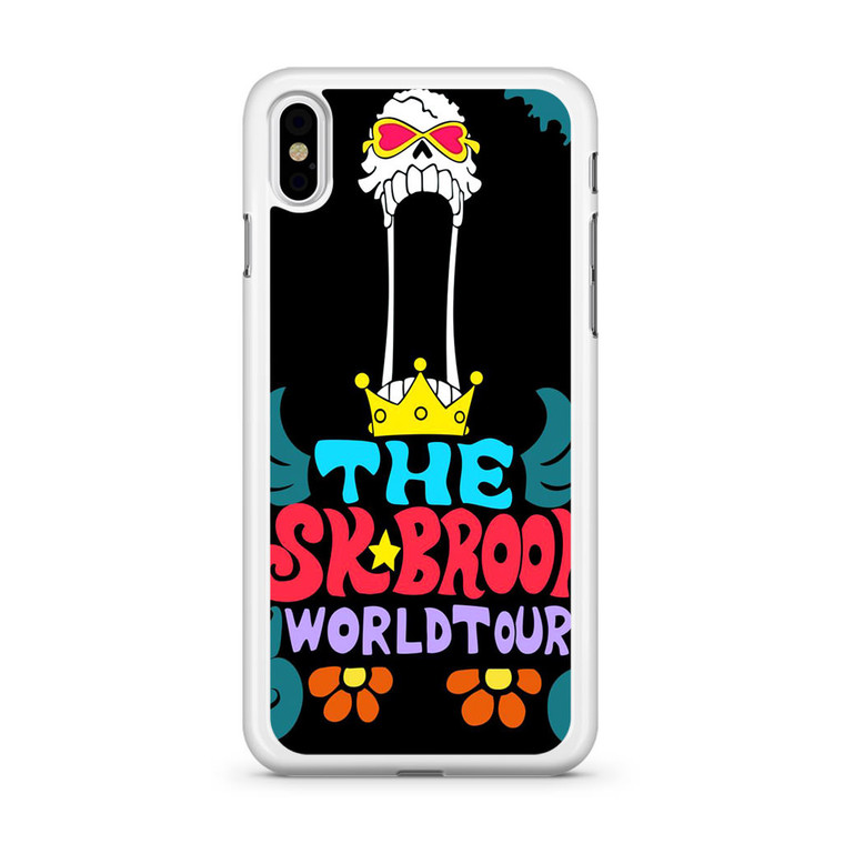 One Piece Brook World Tour Poster iPhone XS Max Case