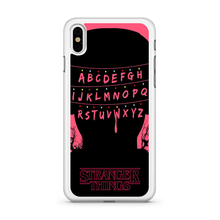 Stranger Things Alphabets iPhone XS Max Case