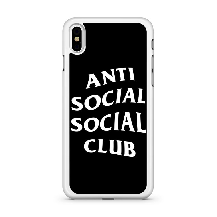 Anti Social Social Club Black iPhone XS Max Case