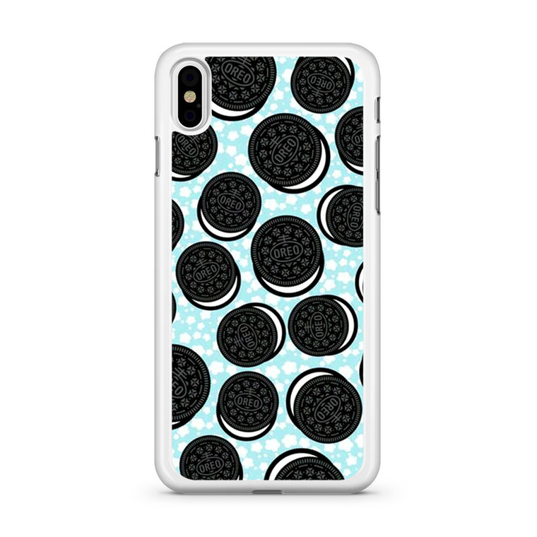 Oreo Biscuits Pattern iPhone XS Max Case