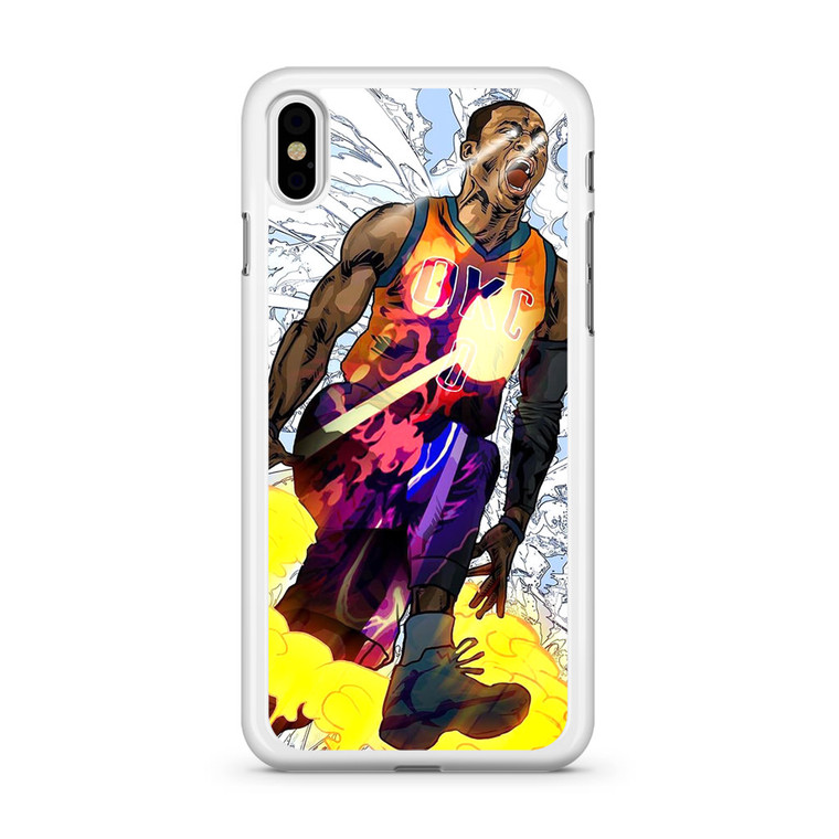Russell Westbrook Art iPhone XS Max Case
