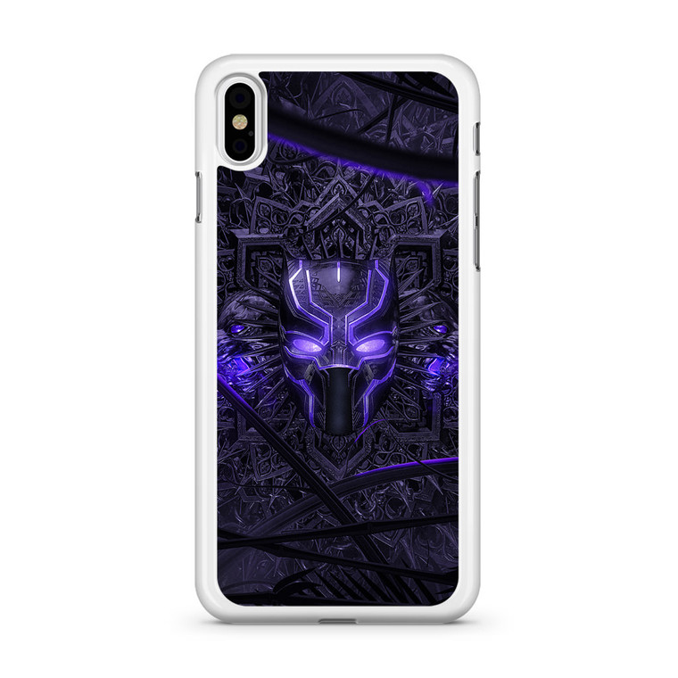 Black Panther Purple Mask iPhone XS Max Case