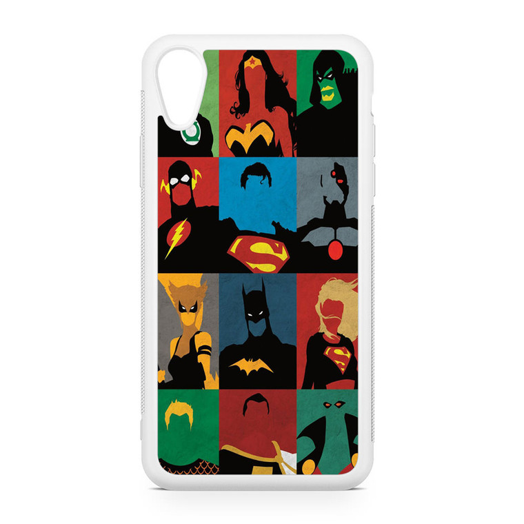 DC Comic All Heroes iPhone XR Case