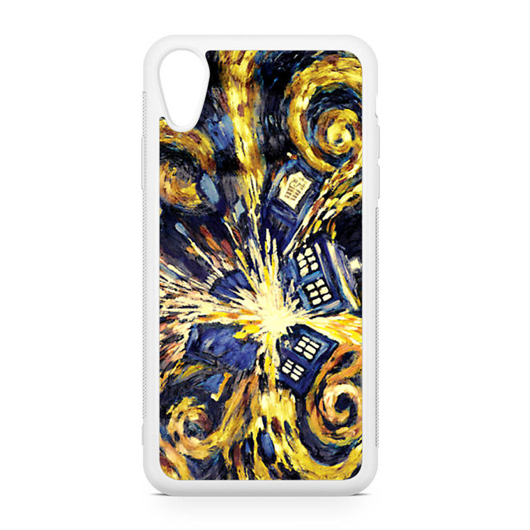 Doctor Who Exploded Tardis Van Gogh iPhone XR Case