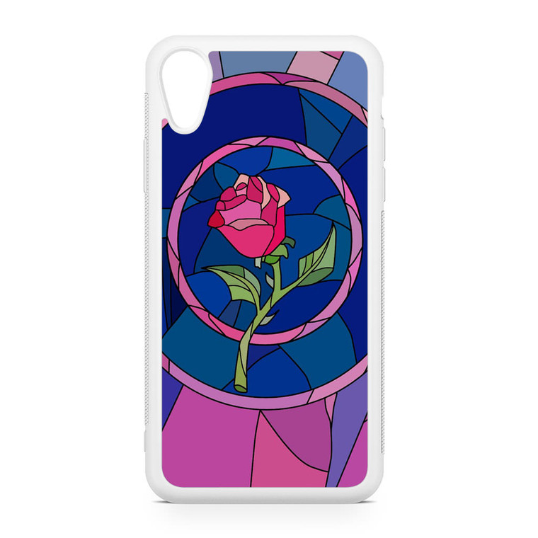 Beauty and The Beast Rose in Glass iPhone XR Case