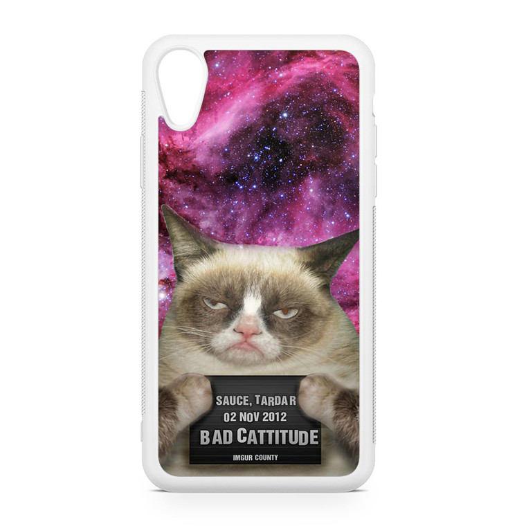 Angry Cat Grumpy Galaxy iPhone XR Case