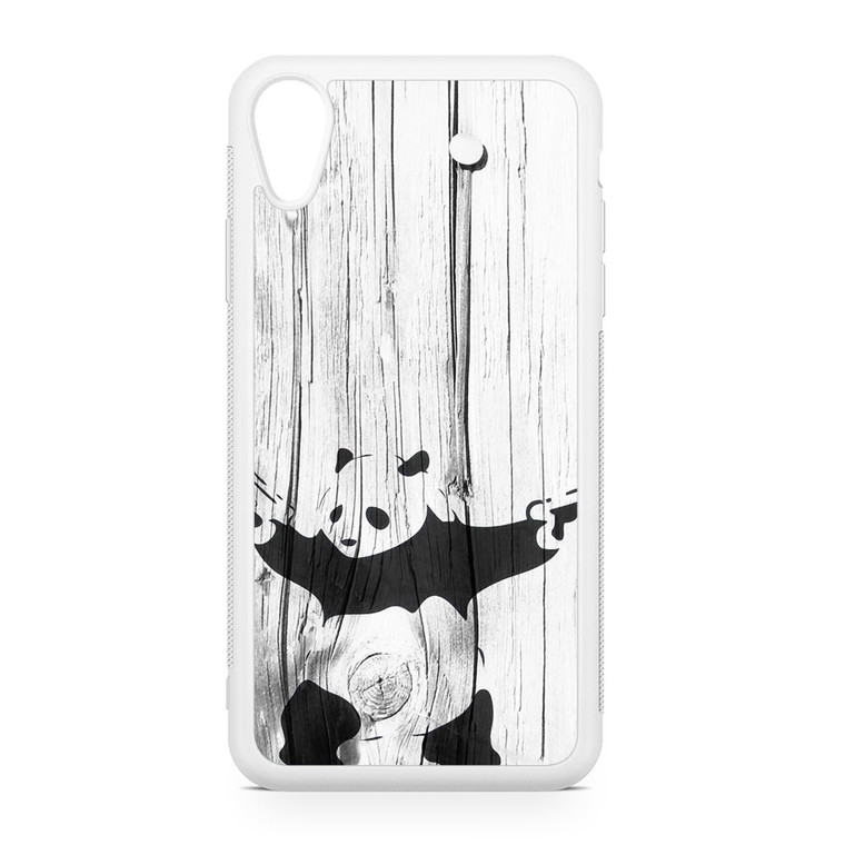 Banksy graffiti panda iPhone XR Case