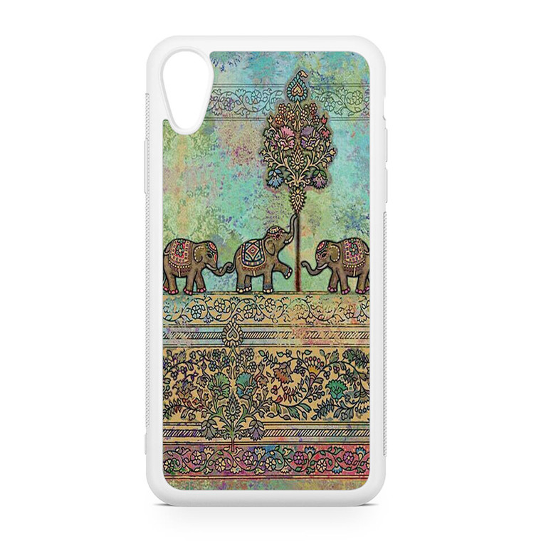Classic Elephant Pattern iPhone XR Case