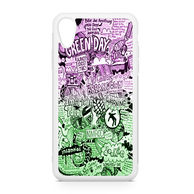 Greenday Song List iPhone XR Case
