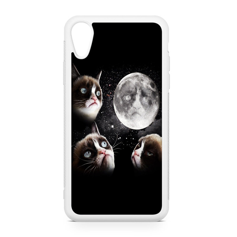 Grumpy Cat and The Moon iPhone XR Case