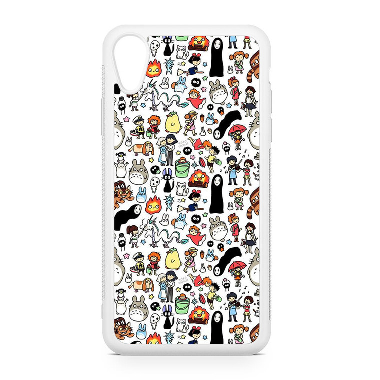 Kawaii Studio Ghibli Character iPhone XR Case