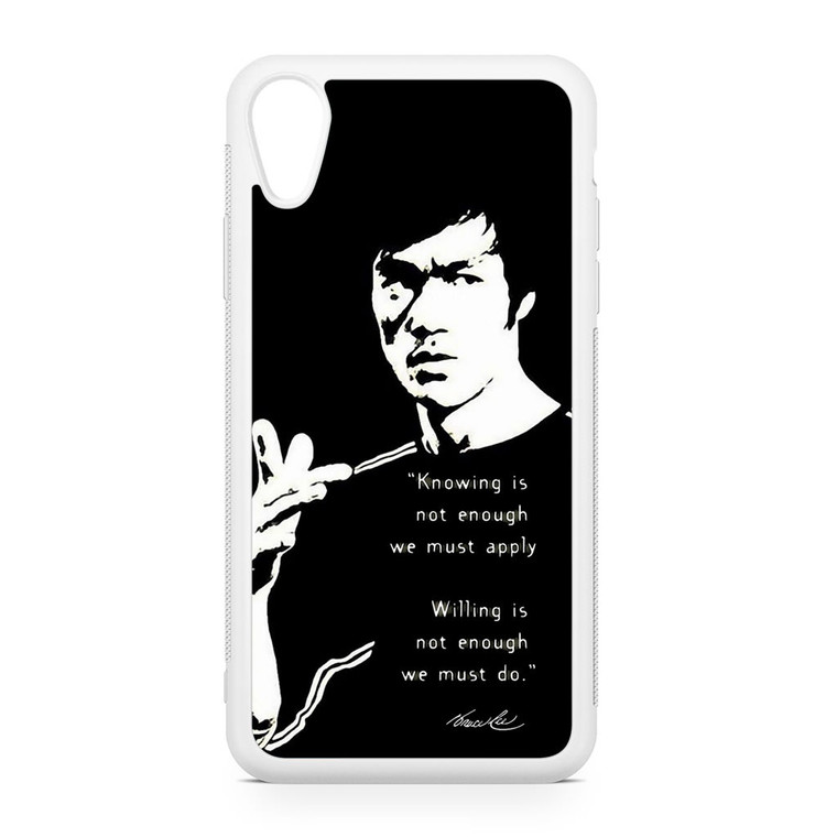 Bruce Lee Quotes iPhone XR Case