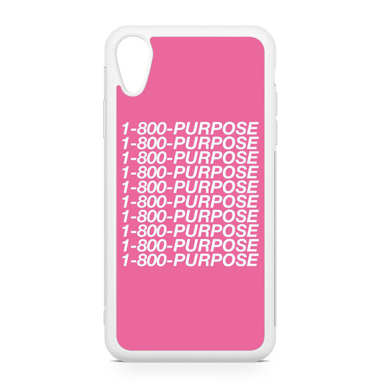 Hotline Justin Bieber Purpose iPhone XR Case