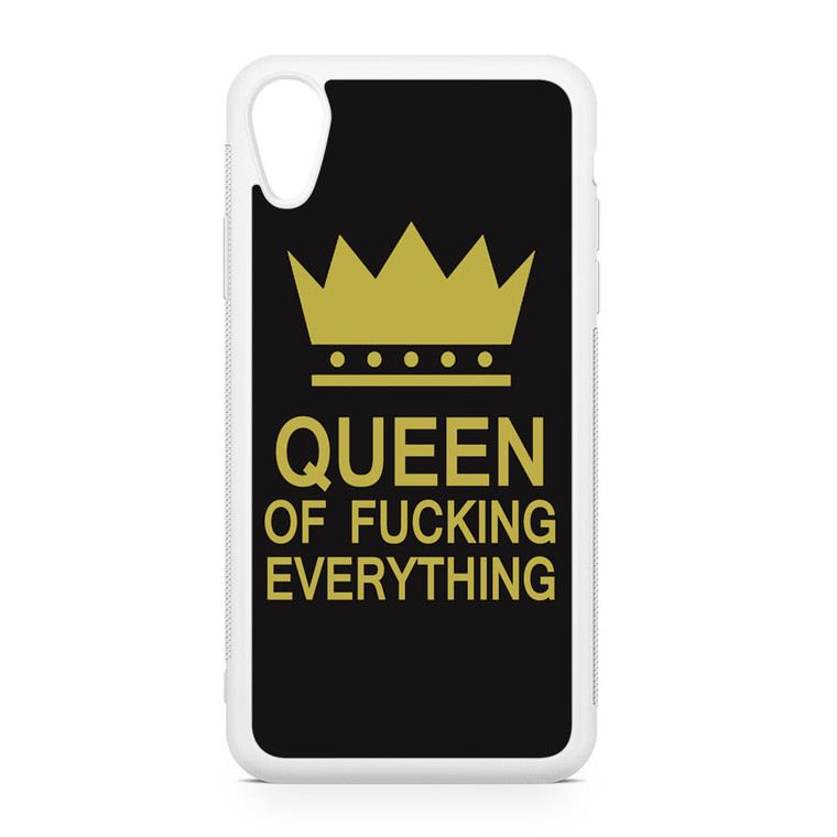 Queen of Fucking Everything Logo iPhone XR Case
