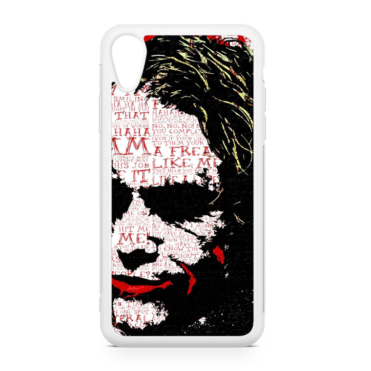 Joker Typograph iPhone XR Case