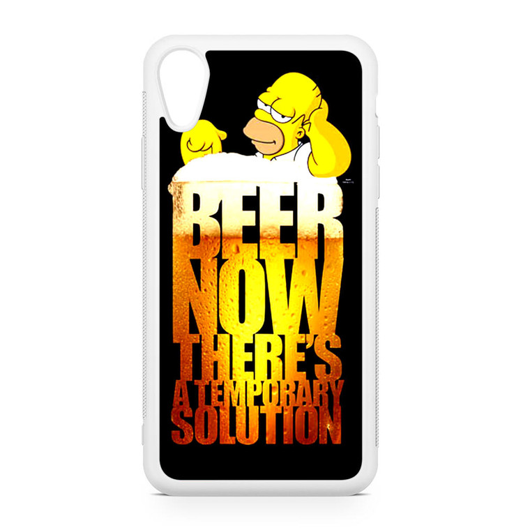 The Simpsons Poster Beer iPhone XR Case