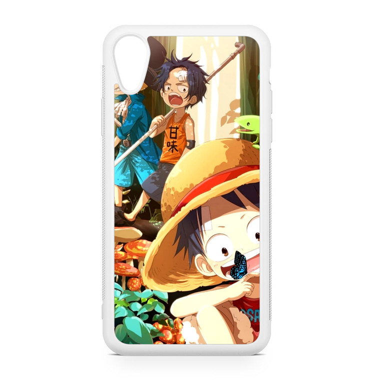 Anime One Piece Sabo Ace Luffy Cute iPhone XR Case