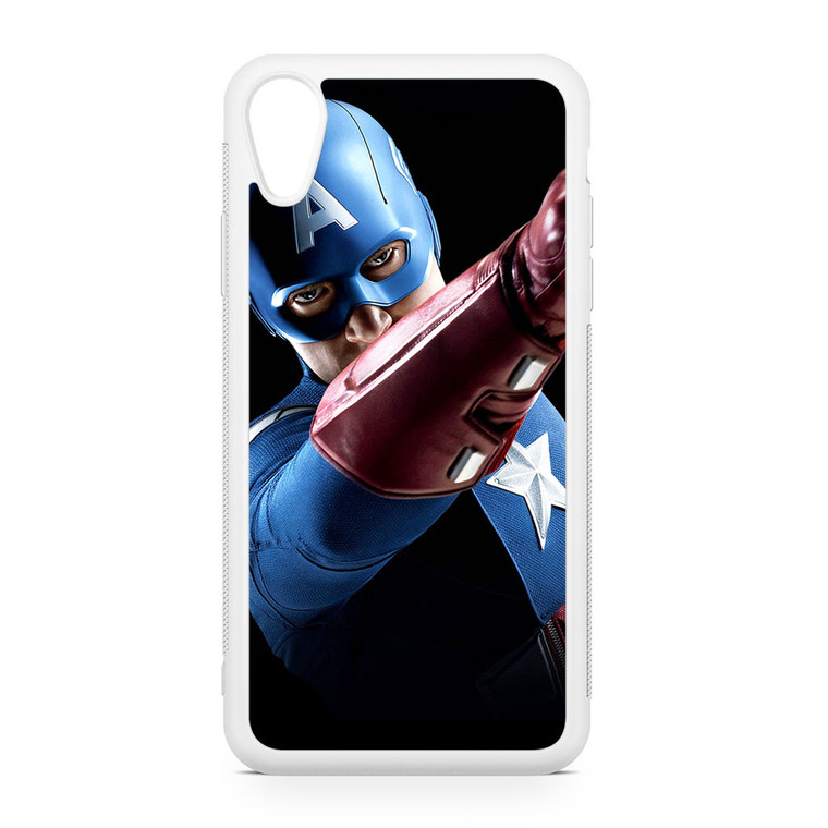 Avengers Captain America Art iPhone XR Case