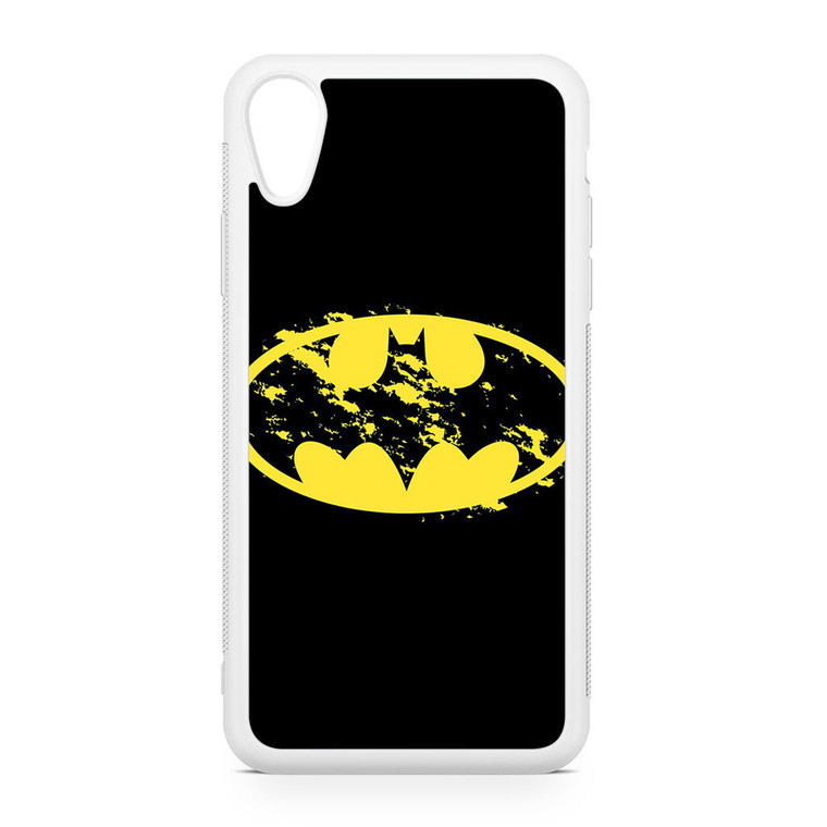 Batman Dark Art Logo iPhone XR Case