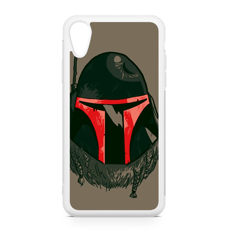 Boba Fett Black Helmet iPhone XR Case