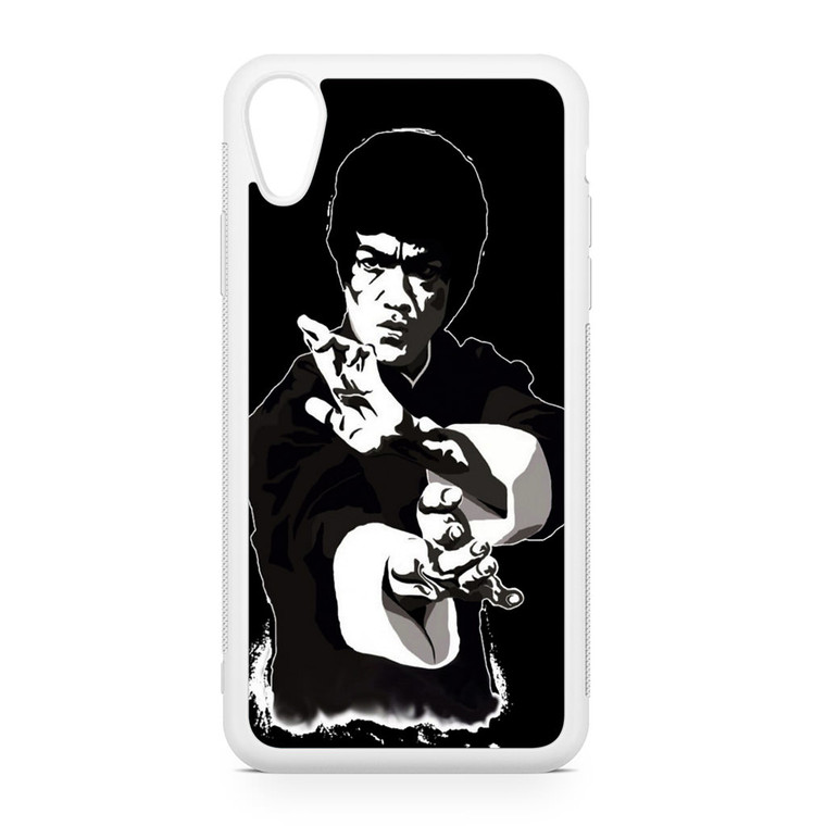 Bruce Lee Minimal Dark iPhone XR Case