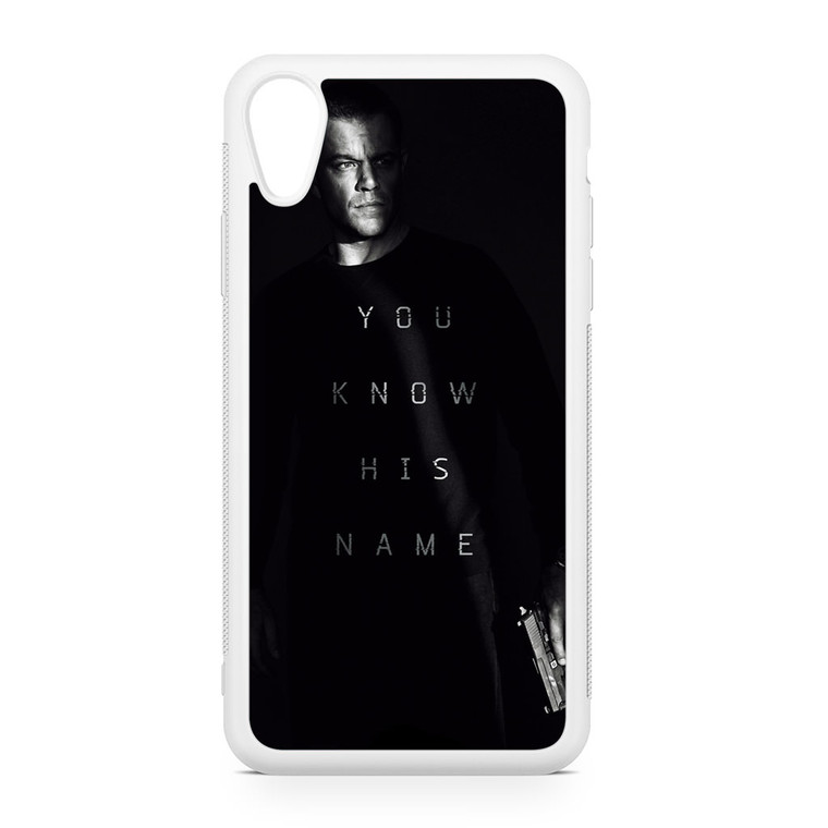 Jason Bourne Film Poster iPhone XR Case