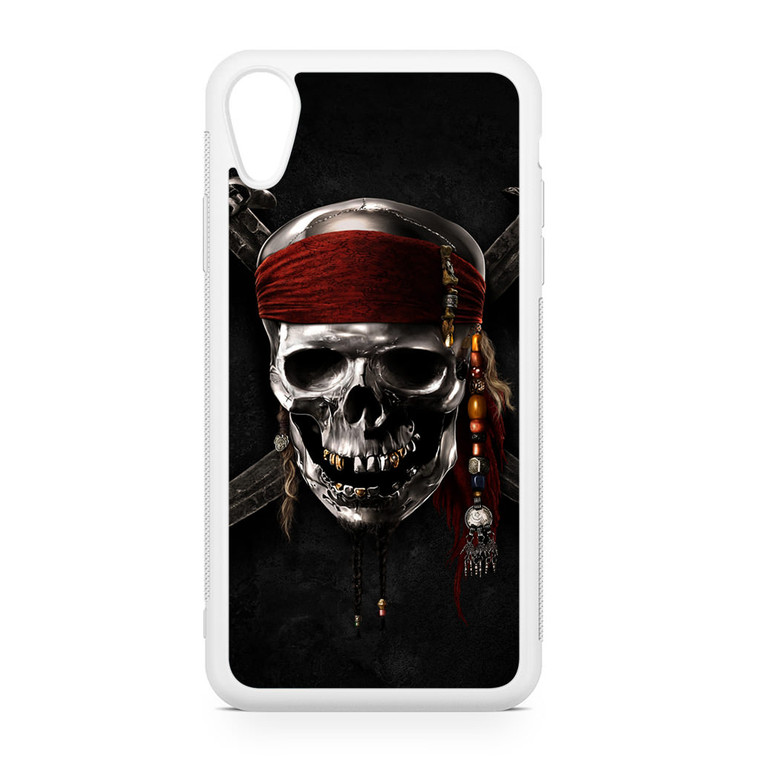 Pirates of Carribean Skull Logo iPhone XR Case