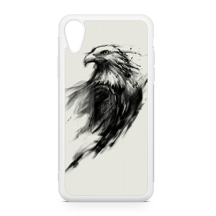 eagle art black paint iPhone XR Case