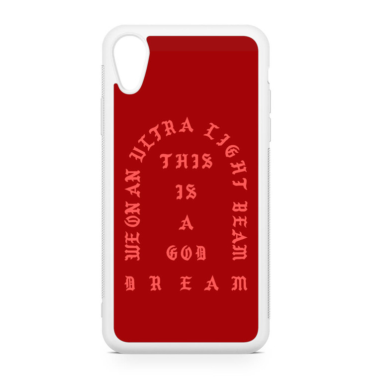 Kanye West Ultra Light Beam iPhone XR Case