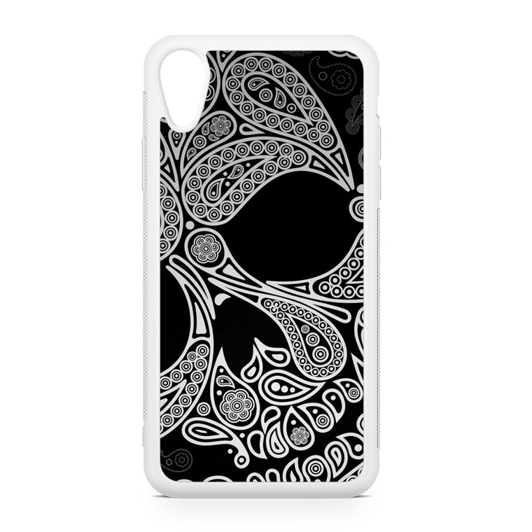 Black Skull iPhone XR Case