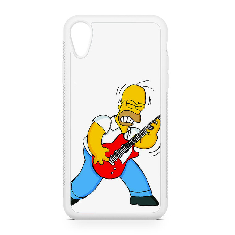 Homer Simpson Guitar iPhone XR Case