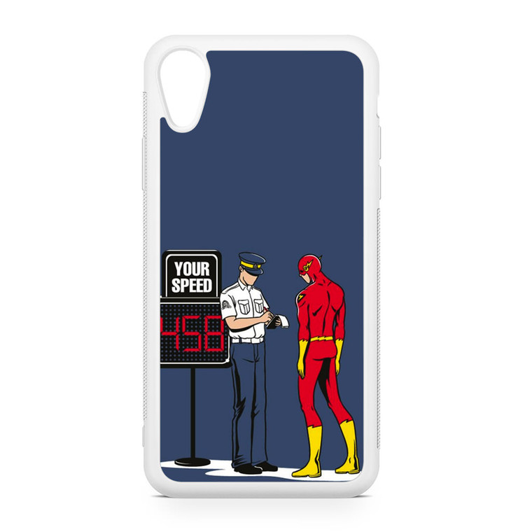 The Flash And The Cop iPhone XR Case